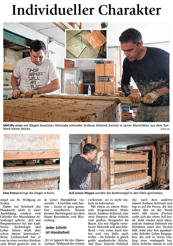Oberbayerisches Volksblatt: Individueller Charakter